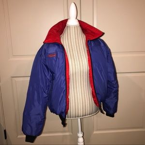 VINTAGE REVERSIBLE COLUMBIA PUFFY JACKET